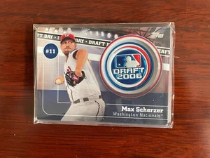 2020 Topps Draft Day Medallions Black /11 Max Scherzer #DDM-MS - Picture 1 of 2