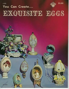 You Can Create Exquisite Eggs Vintage How to Craft Instruction Book Patterns - Picture 1 of 9