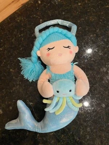 Gymboree Under the Sea Plush Mermaid holding octopus Purse Bag Toy Doll Girls - Picture 1 of 8