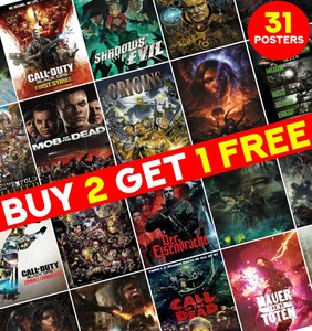 Call Of Duty Zombie Art Posters For Sale Ebay