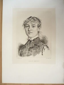  JULIA BARTET ACTRICE 1882
