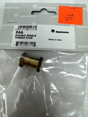 Perno para cámara Manfrotto 066, acceso AMP Supercl Hecho en Italia Nuevo en paquete Foto 1 de 3