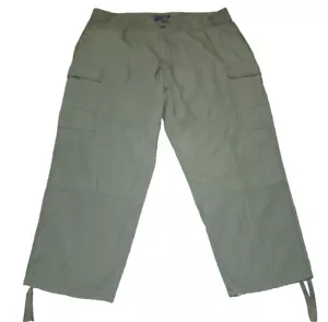 5.11 Tactical Mens 2XL Ripstop Green Expander Waist 43.5"-47" Hiking Cargo Pants - Picture 1 of 10