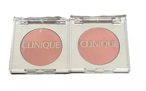2x CLINIQUE BLUSHING BLUSH POWDER SMOLDERING PLUM 0.11 oz / 3.1 g. ea NEW - Picture 1 of 3