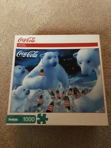 Coca-Cola POLAR BEARS Coke Jigsaw Puzzle 1000 Pieces Buffalo Games 2009 - Picture 1 of 3