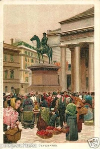 li 014 Anni 10 Genova - Piazza Deferrari - animata - non  viagg.FP  - Imagen 1 de 1