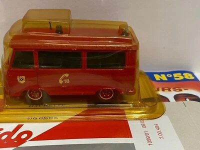 SOLIDO Nº58 Peugeot J9 1:50 camion vigili fuoco diecast - Immagine 1 di 2