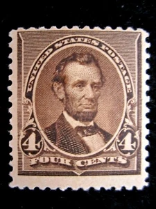 US - SCOTT # 222 - MLH - CAT VAL $80.00 (SZ) - Picture 1 of 2