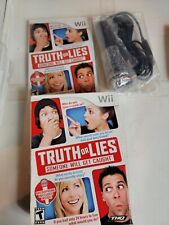 Truth or Lies Party Game Nintendo Wii Sealed Game with Microphone