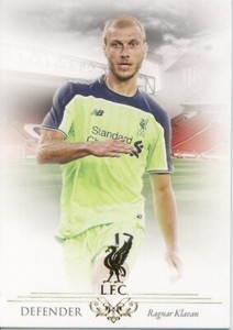 FUTERA 2016 LIVERPOOL SET RAGNAR KLAVAN DEFENDER NEW IN MINT CONDITION
