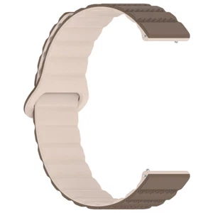 Correa de reloj de silicona magnética de 22 mm 20 mm para reloj Huawei Samsung Garmin - Imagen 1 de 25