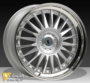 Schmidt Revolution | CC-Line - HighGlossSilber | Satz Für: BMW 5er E60 Limo Heck - Bild 1 von 1