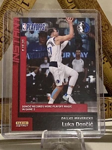 LUKA DONCIC 1 of 255  Panini Instant Playoffs #167 Record First 2 Games  2019 - Picture 1 of 2