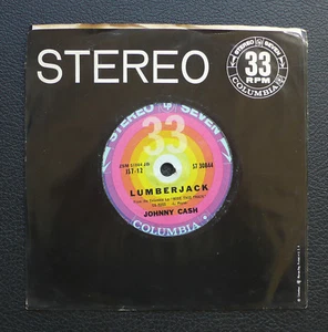 7" Johnny Cash - Lumberjack - US Columbia Stereo Seven 33rpm - Imagen 1 de 1