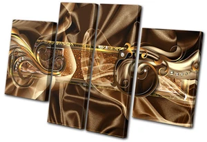 Abstrakt Modern Luxus MULTI LEINWAND WANDBILD Bild Druck VA - Bild 1 von 1