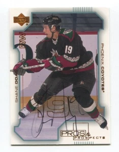 2000-01 UD Pros Prospects Shane Doan Signed Card NHL Hockey Autographed AUTO #66 - Picture 1 of 2