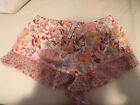 Victoria Secret Sleepwear Shorts Pink Floral Multicolor Size M New With Tags!