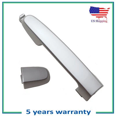 Maçaneta externa traseira esquerda ou direita para Toyota Camry Corolla RAV4 prata - Imagem 1 de 4