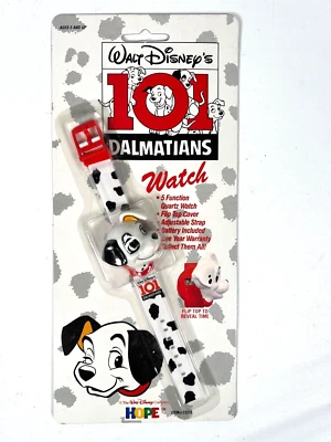 Parche de reloj vintage con cubierta abatible digital Disney 101 Dálmatas 1991 Foto 1 de 4