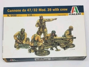 Italeri 1/35 6490 WWII Italian Cannone da 47/32 Mod. 39 w/5 Figures - Picture 1 of 5