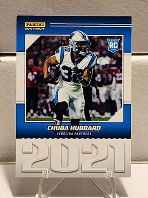 2021 Panini Instant NFL - Year One Chuba Hubbard #YO31 /1269 (RC) [L1] - Image 1 of 2