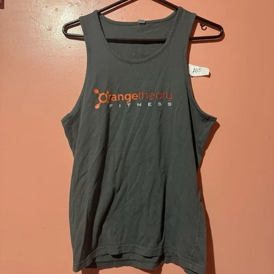Camiseta sin mangas Orange Theory Fitness para mujer S pequeña gris 100 % algodón ropa deportiva Foto 1 de 4