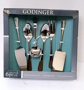 Godinger 84190 18-0 Edelstahl Küche Servier Set - 6 Stück - Bild 1 von 4