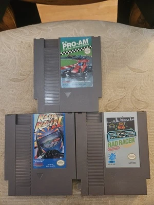 Nes Game Lot Of 3 Racing Games - Image 1 of 4