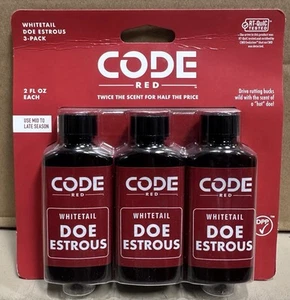 Paquete triple Code Red Whitetail Doe Estrous OA1376 - Imagen 1 de 3