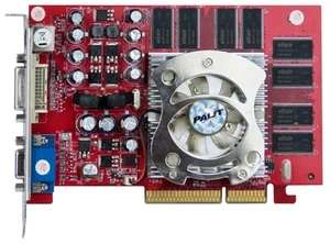Palit GeForce 6600 256MB DDR AGP DVI VGA NA-66000+TD21-PM8643 - Picture 1 of 2