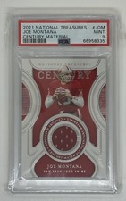 Joe Montana 2021 National Treasures /99 CENTURY MATERIALS 49ers