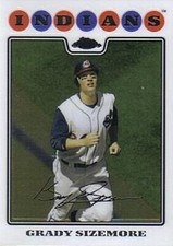 2008 Topps Chrome #94 Grady Sizemore Cleveland Indians