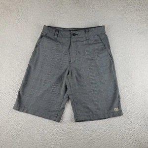 Rusty Shorts Mens 30 Gray Plaid Chino Skater Thrashed Outdoor - Picture 1 of 11