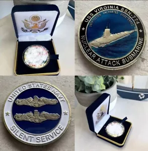 USS Virginia Newest Most Powerful Silent Service Presidential Gift Box - Picture 1 of 6