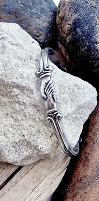 Retired James Avery Large Size Friendship Handshake Bracelet Cuff - Image 1 of 4