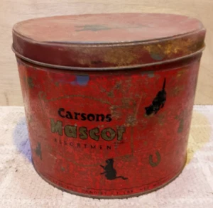 SURTIDO DE CHOCOLATES Y DULCES DE COLECCIÓN CARSONS MASCOTA LATA - TAMAÑO 7LB - Imagen 1 de 9
