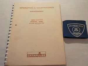 DATAPULSE MODEL 108L PULSE GENERATOR OPERATION AND MAINTENANCE HANDBOOK - Picture 1 of 7