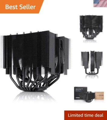 Premium Dual-Tower CPU Cooler with NF-A15 PWM 140mm Fan Black - Image 1 of 4