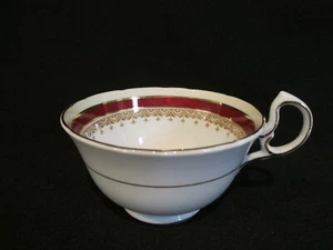 Aynsley Wendover Maroon Teacup Only Vintage Bone China Made in England - Bild 1 von 2