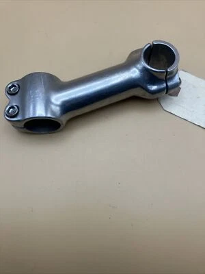 105mm Stem 1 1/8" DC 25.4mm Clamp +/-10 Deg Silver - Image 1 of 3