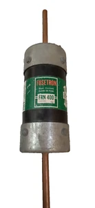 FUSE/400A/250V/TIME DELAY/DUAL ELEMENT/BUSSMANN/ FUSETRON FRN400/USE(S6L8 - Picture 1 of 10