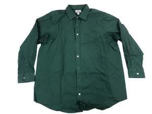 Croft & Barrow Mens Long Sleeve Button Up Easy Care Shirt - Green, 18.5 x 34/35B - Picture 1 of 5