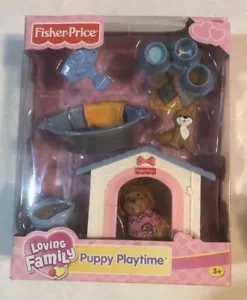 Fisher Price Loving Family Puppy Playtime ToysRUs Exclusive Dog House Puppy NEW - Picture 1 of 5