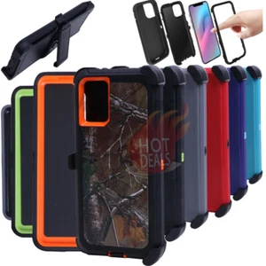 For Samsung Galaxy S20/S20 Plus/S20 Ultra Rugged Armed Shockproof With Clip Case - Picture 1 of 14