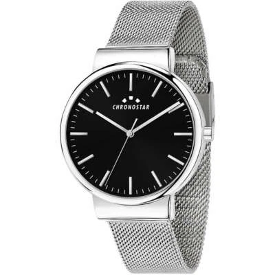 Orologio Chronostar Metropol R3753286003 Uomo MAGLIA MILANESE 41 mm Nero - Immagine 1 di 2