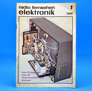 GDR Radio Television Electronics 1 1990 Color TV Receiver Color 40 Basic Code... - Picture 1 of 1