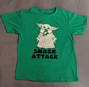 Star Wars Grogu Snack Attack Kids Toddler Shirt Toddler 6 - Picture 1 of 2