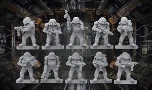 The Norts X10 28mm Rogue Trooper Stargrave Starfinder 2000AD - Picture 1 of 6