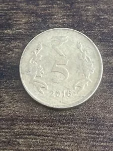 2016 India 5 Five Rupees Actual Coin TK9234* - Picture 1 of 3
