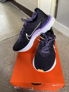 Size 3.5 UK - Nike React Infinity Run Flyknit 3 Cave Purple/ White Violet Cave - Picture 1 of 8